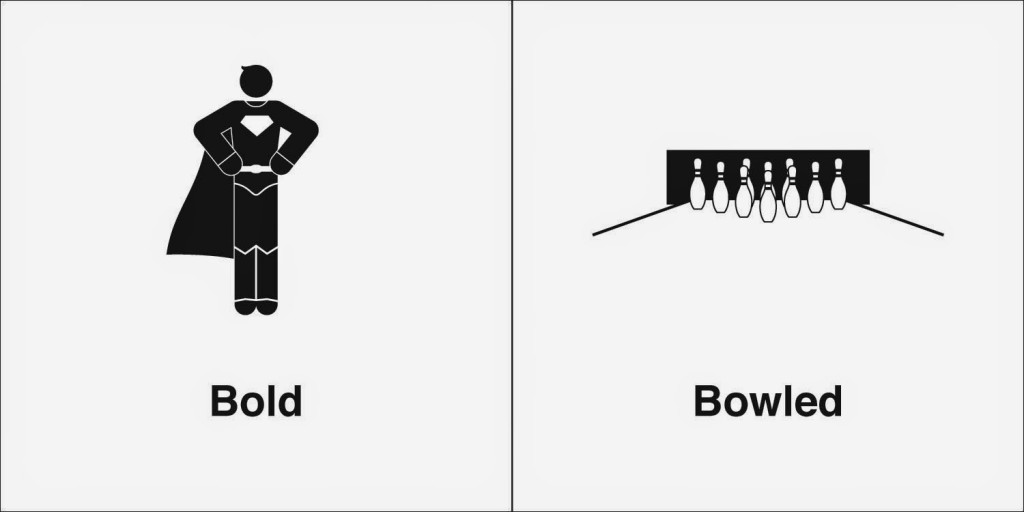 bold bowled