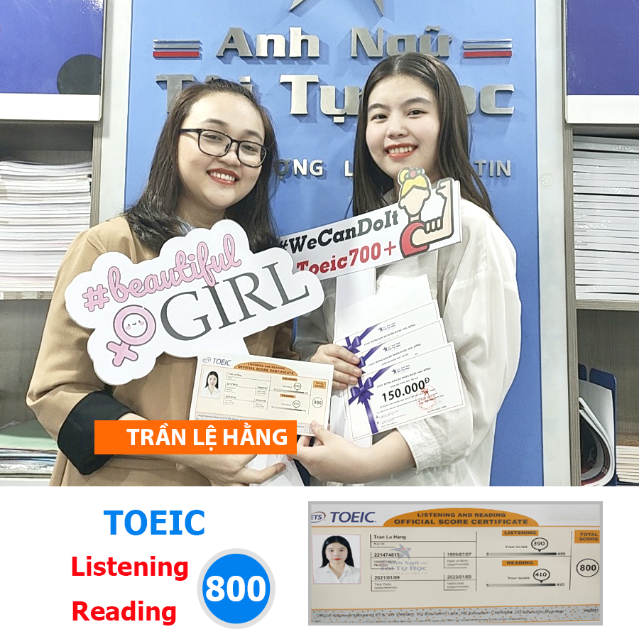 Lệ Hằng 800 TOEIC (2021)